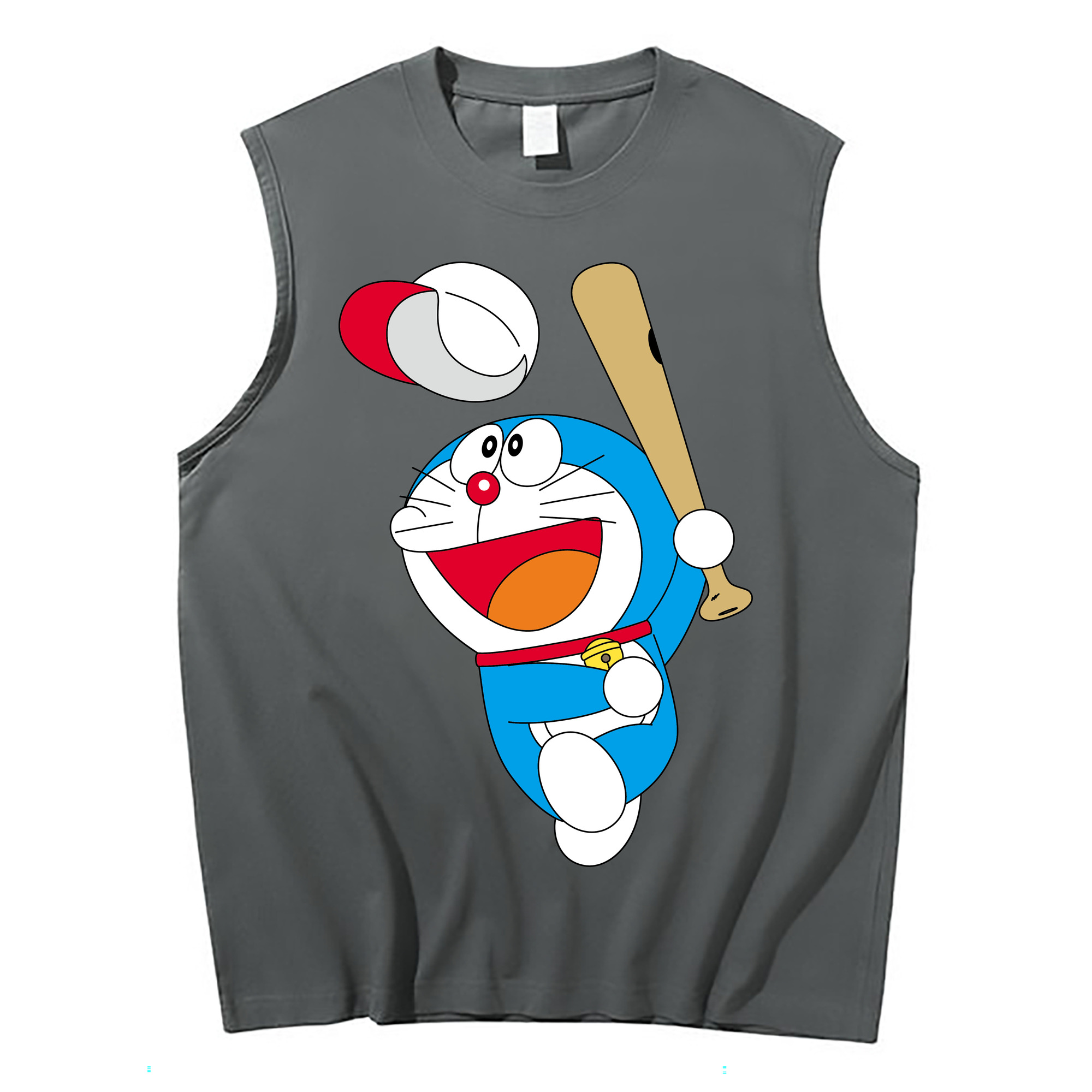 （画像用） ドラえもん Doraemon コットン100％タンクトップ（フロントプリント）